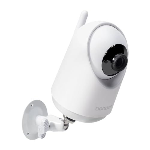 bonoch Verstelbare babyfoon-wandhouder, compatibel met bonoch babycamera, verstelbare metalen houder (niet voor monitor, camera niet inbegrepen)