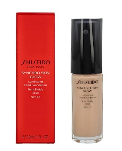 Shiseido Synchro Skin Glow Luminizing SPF 20 Flüssige Foundation 02 Rose, 30 ml