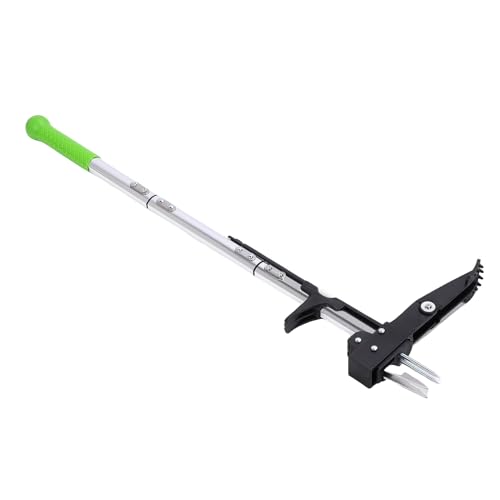 Aluminium Stand Up Unkraut Puller Anti Slip 2 Klauengriff Handbuch Unkraut für Löwenzahn und Distel...