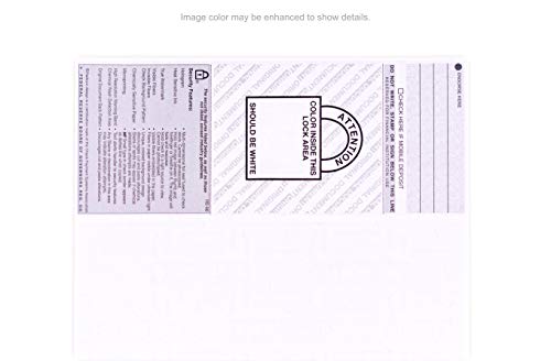 Blank Hologram Premium Computer Checks, Top High Security Laser Checks with Perforated Vouchers, Qty. 500 Blue Green
