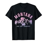 Montana Vintage Mountains Bear Nature Lover T-Shirt