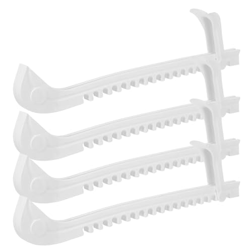 BESPORTBLE 2Pairs Adjustable Ice Skate Guards Protective Blade Covers for Figure and Hockey Skating Non Slip Design Fits All for Indoor and Outdoor Rinks