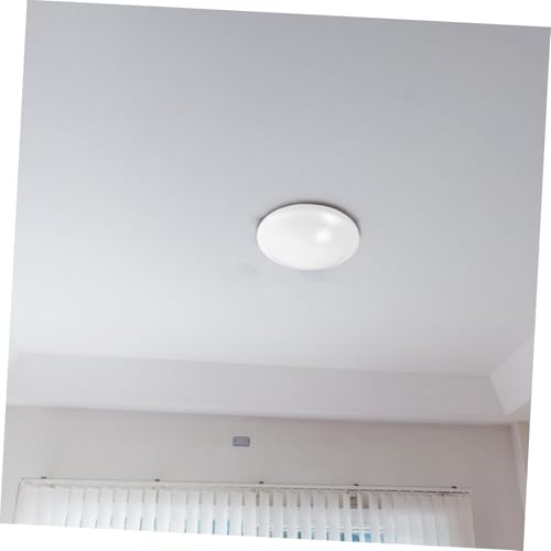 Image of Round Ceiling Light Cover Sturdy Light Fixture Shade for Versatile Home Use for Bedroom Kitchen Office and More Secure Fit and Stylish Design