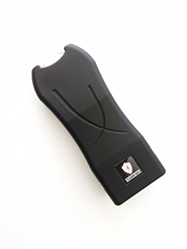 Canniks Mini Size Aegis Stun Gun High Power Rechargeable Lumen Bulb LED Flashlight, Black Color