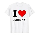 Cœur rouge. J\'aime Johnny T-Shirt
