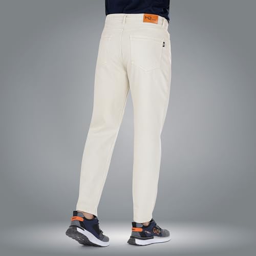 Image of Men's Straight Fit Stylish Non Stretch Mid Rise Pure Cotton Crafted with Premium Fabric Relaxed Jeans Available in Variety of Colour