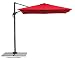 Produktbild Schneider Sonnenschirm Rhodos Junior, rot, 230 x 230 cm quadratisch, 759-77, Gestell Alu/Stahl, Bespannung Polyester, 17 kg