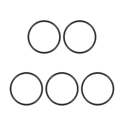 abclucy Oリング ニトリルゴム 18mm x 20mm x 1mm ブラック オーリング 18mm内径 20mm外径 1mm幅 円形 シール ガスケッ ト耐熱 耐油 防水 耐摩耗性 車 エアコン 各種機器のガスケットに 修理 完全密封 5個