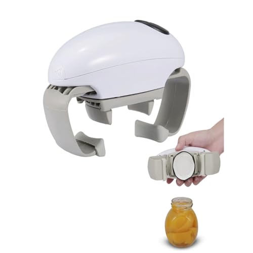 Sanfoelek Ouvre-bocal électrique One Touch Ouvre-bocal Twist Ouvre-boîte Automatique Grip Mains Outil d'ouverture de bouteille Gadget de cuisine