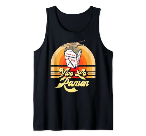 Viva La Ramen Noodle Asian Food Funny Retro Débardeur