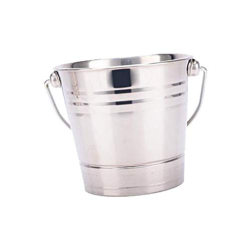 Cubitera de Acero Inoxidable - Cubitera portátil de Pared, Ideal para Fiestas, Eventos y reuniones (1,5 l)