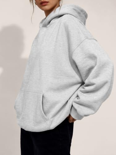 Image of Trendy Queen Women Oversized Hoodies Fall Outfits | Gentle Skin Feel, Aesthetic Drop Shoulder, Large Kangaroo Pocket, Seamless Daily Outfit Match