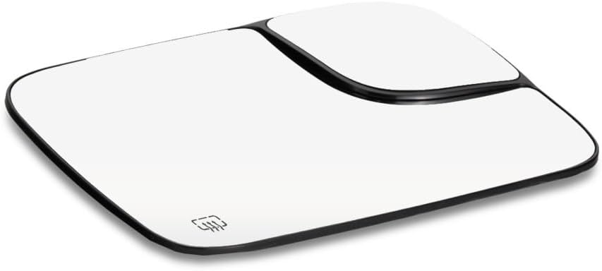 For 2003 2004 Dodge Ram 2500/3500 Mirror Glass Passenger Side | w/Backing Plate | Heated w/Towing Package | Flat Glass Type All Cab Types Full Size | For 5086218AA, CH1325120