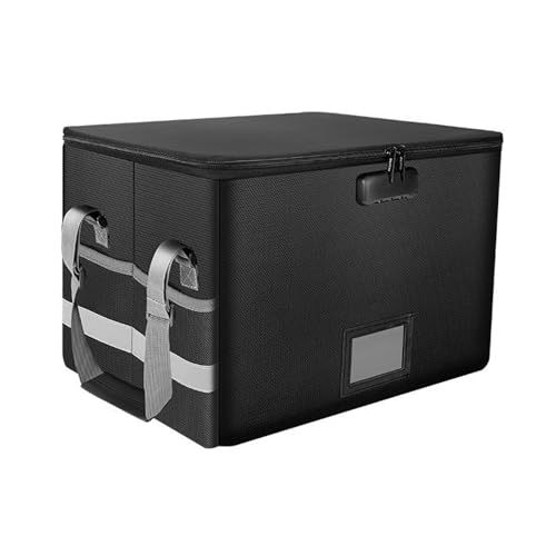 Boîte de classement résistante à la chaleur porte-documents robuste et portable