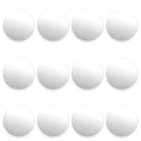 Algopix Similar Product 2 - 12 Pack of Smooth White Foosballs for