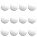 12 Pack of Smooth White Foosballs for Standard Foosball Tables & Classic Tabletop Soccer Game Balls by Brybelly