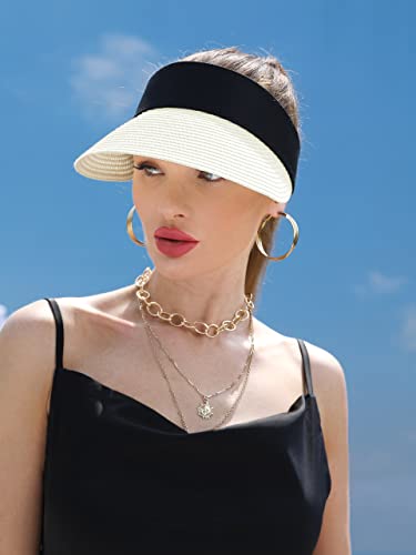Sombrero de sol para mujer con visera y protección UV miniatura 5