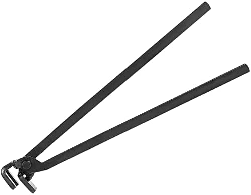 Blacksmith Railroad Spike Tongs - 15 Inch RR Spike Holding Tongs For Forging