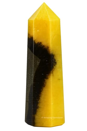 Image of Amazing Gemstone Septarian Crystal Towers - Natural Healing Crystal Point Obelisk for Reiki Healing and Crystal Grid (3 inch to 4 inch INCH)