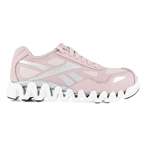 Reebok Reebok Work Women's Zig Pulse Work Pink and White Composite Toe Boots