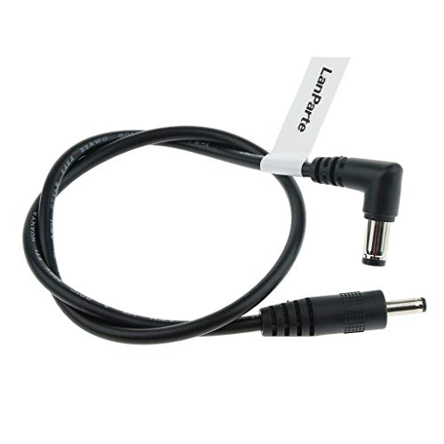 Lanparte kabel zasilający DC, 5,5 mm x 2,1 mm pod kątem prostym do 90 stopni, 3,5 mm x 1,35 mm, 3 sztuki