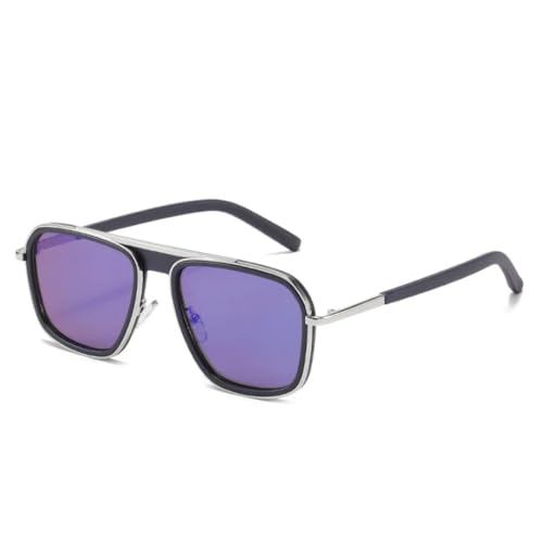 Lunettes de soleil sport homme rétro protégeant contre les reflets avec filtre UV400