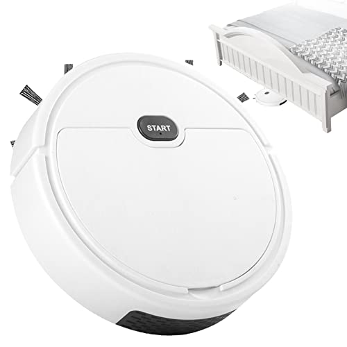 Ailopta Staubsauger Roboter, Roboterstaubsauger Saugroboter Mit Automatischer Richtungsänderung, 3 In 1 Saug- & Wischroboter, Sauger & Wischmopp, 60+min Laufzeit Für Hartböden, Teppich, Tierhaare Cover