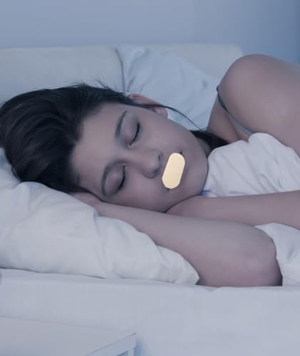 Image of 30 Pcs Anti Snoring Devices, Mouth Tape for Sleeping, Mouth Tape Anti Snoring Snoring Cessation Nasal Care and Anti Snoring Nasal Strips Comfortable Sleep at Night
