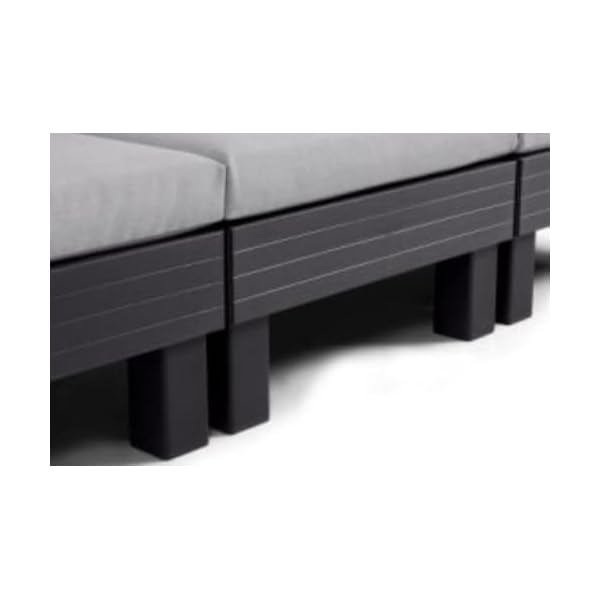 Keter Loungebank 3-Sitzer Graphit