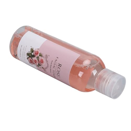 Tónico Facial de Rosas Hidratante, Hidratante para la Piel, Nutritivo, Agua Profunda, 200 Ml, 2 X 100 Ml de Capacidad para Piel Joven, Fácil de Usar, Ingredientes Seguros