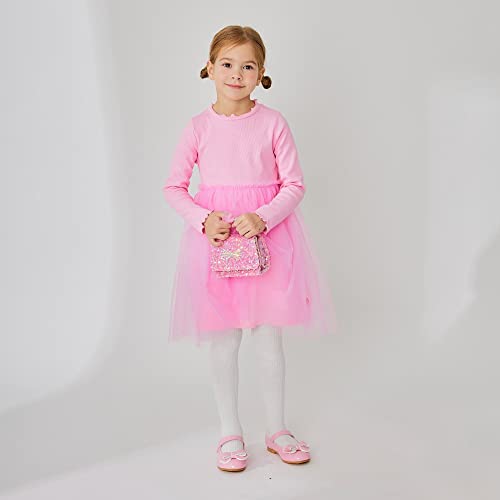 Ozkiz Girls Toddler Casual Tutu Princess Long Sleeve Dress4