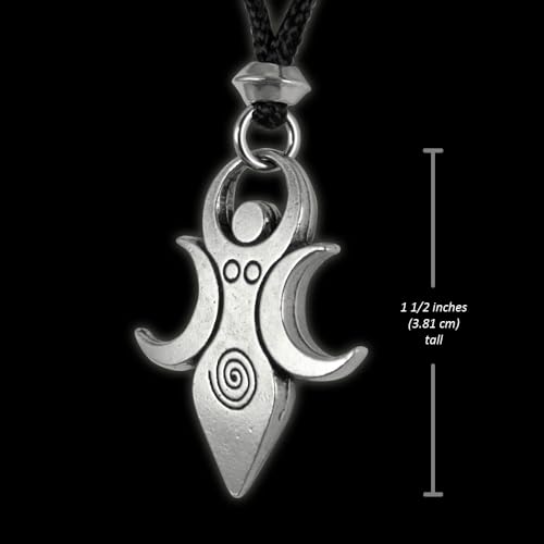 Artemis Pendant Necklace Greek Moon Goddess Jewelry3