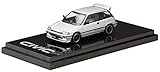 Hobby JAPAN 1/64 ホンダ CIVIC Si (AT) 1984 カスタムバージョン (ワンダーシビック) シルバーメタリック 完成品 HJ641029CS