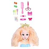Característica: Con Styling Head Doll para niñas, puede jugar con sus hijos para promover la interacción entre padres y niños.