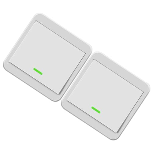 POPETPOP 1 Juego De Interruptores De Luz De Pared Inalámbricos