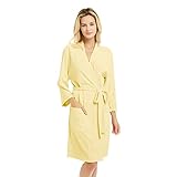 U2SKIIN Womens Robes, Lightweight Robes for Women with 3/4 Sleeves Knit Bathrobe Soft Sleepwear Ladi