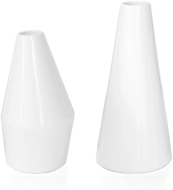 notNeutral Lino Vases, Set of 2 - White