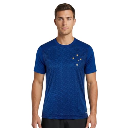 Camisa Cruzeiro Impacto Masculina Adulto (BR, Alfa, M, Regular)