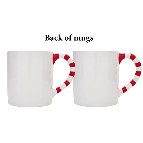 Ralme Mr And Mrs Claus Christmas Mugs Set Of Two - 16 Oz. Large Ceramic Santa Mugs #TOP3
