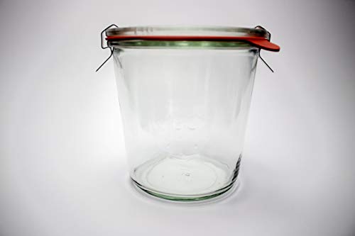 WECK Canning Jars 742 Mold Jars made of Transparent Glass - Eco-Friendly Canning Jar - Storage for Food, Yogurt with Air Tight Seal and Lid - 1/2 Liter Tall Jar Set - (2 Jars) by WECK - Image 3