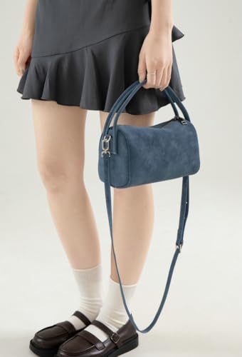 2025 Suede Tote Bag Smell Pillow Purse for Women Faux Leather Hobo Bags Shoulder Clutch Suede Slouchy Crossbody Handbag3