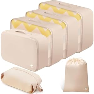 HOTOR Packing Cubes for Suitcases &...