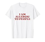 Photo Gallery i am allergic to people y2k aesthetic funny introvert maglietta Photo Gallery i am allergic to people y2k aesthetic funny introvert maglietta