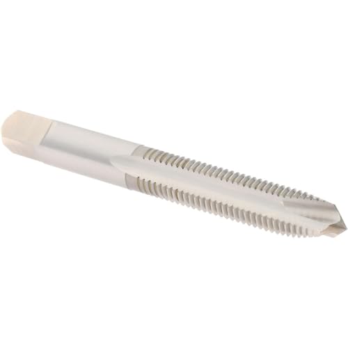 Hertel Spiral Point STI Tap, M8 x 1.25 Metric Coarse, 3 Flutes, Plug, High Speed Steel, Bright/Uncoated, 2-15/16