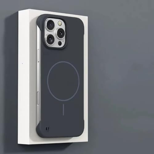 Coque iPhone 14 Pro ultra fine et rigide en polycarbonate mat gris foncé