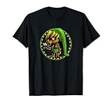 The Legend of Zelda: Majora's Mask Deku Link Floral Circle T-Shirt