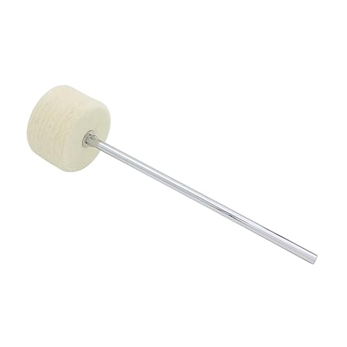Accesorio de mazo para pedal de bombo acero inoxidable y fieltro miniatura 1