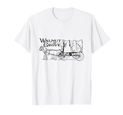 Walnut Grove Minnesota USA est. 1874, Wagon des prairies T-Shirt