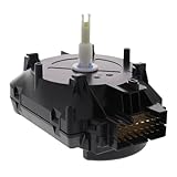 W10111389 Washer Timer Compatible for Whirlpool Washer, Washing Machine Timer Control Plastic Split Shaft, Bank of 24 Terminals for Connection, Part Number 571-76610-1 AP6015080 WPW10111389 PS11748352