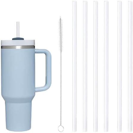 ZOSR]Replacement Straw For Stanley 40 Oz 30 Oz Cup Tumbler, 6 Pack Extra Long Reusable Straws For Stanley 40 Oz & Simple Modern Tumbler With Handle, Cup Straw For Stanley Tumbler Accessories - View #5